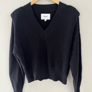 Pistola Black Strong Shoulder Sweater SZ S